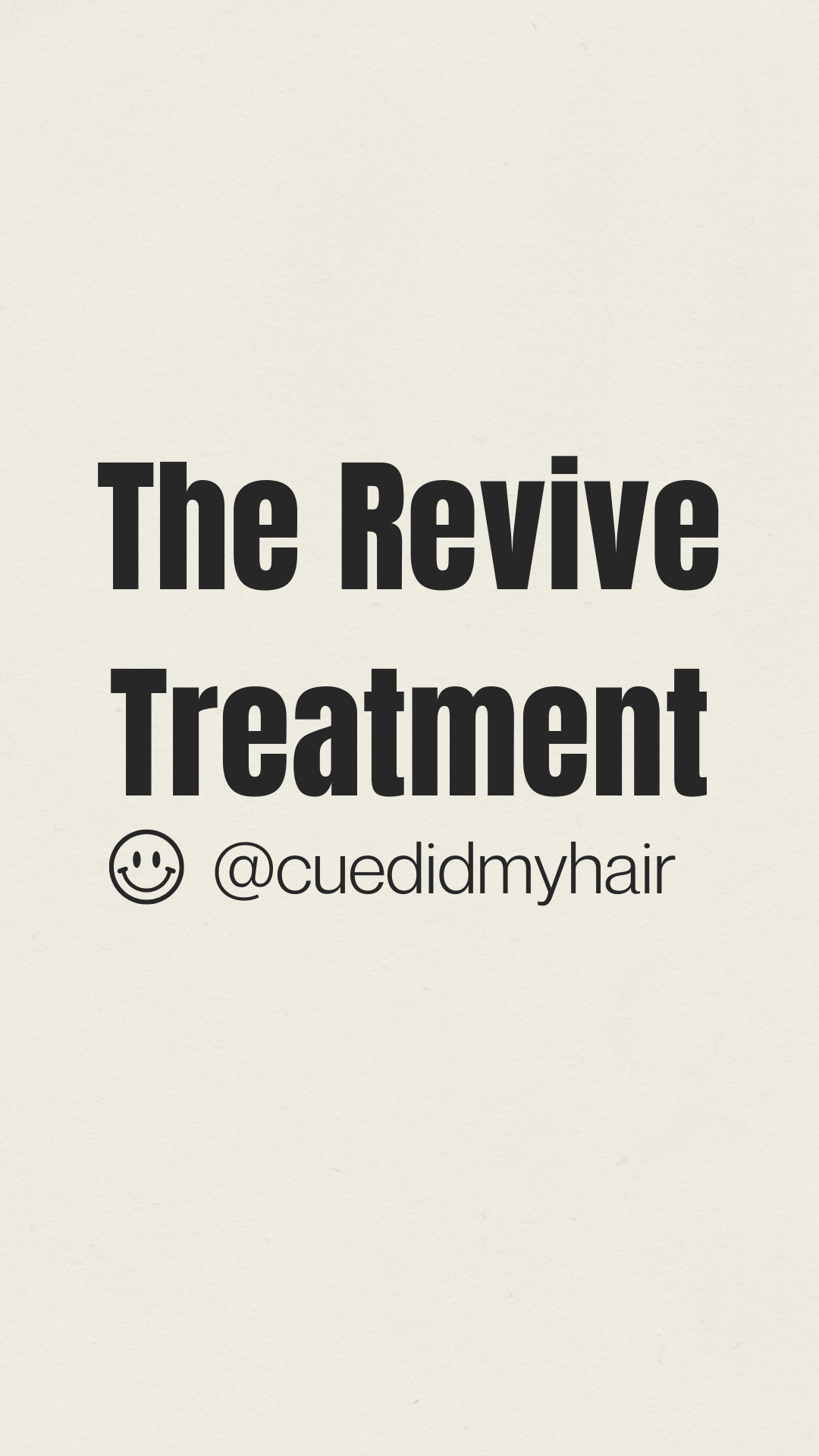 The Revive Treatment at en•Cue Hair Studio in Long Beach, CA