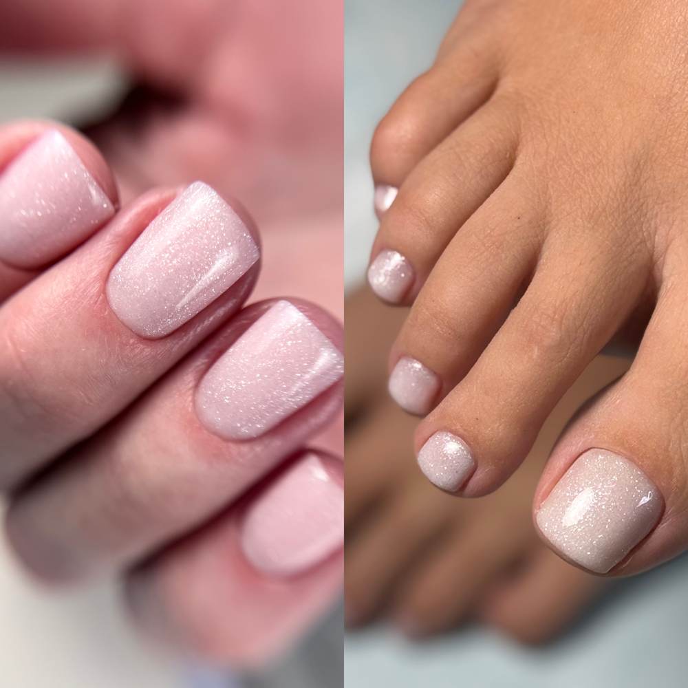Short Gel Mani + Gel Pedicure