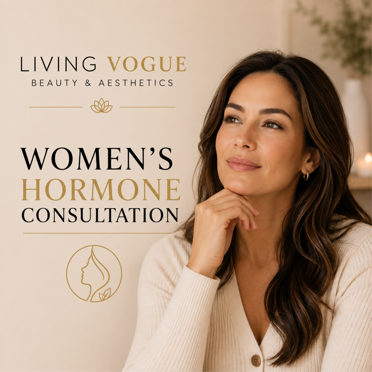 Women's Hormone Consultation at Living Vogue Beauty & Aesthetics in Union, NJ