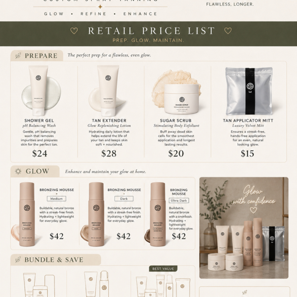 Retail Products And Bundles at Gallery Glow Suite LLC in Delaware, OH