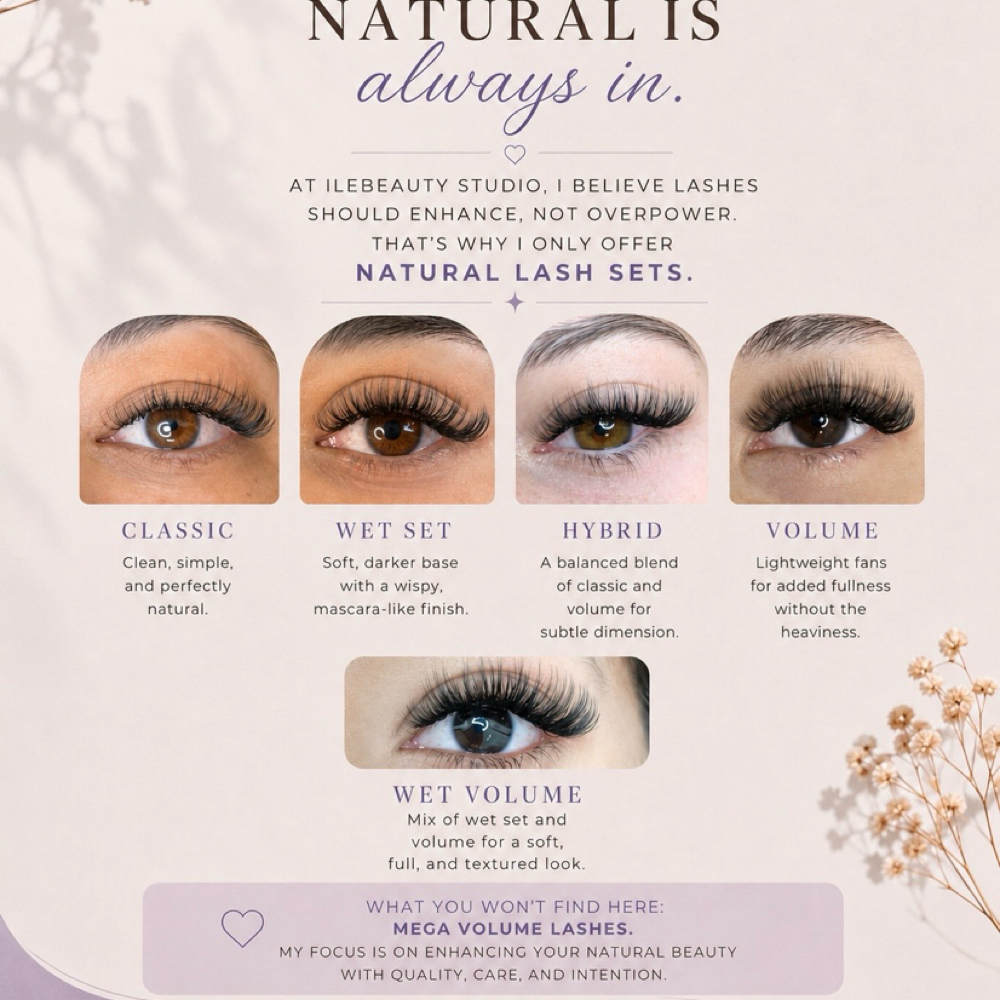 Full Lash Set at ileBeauty Studio in Kilgore, TX