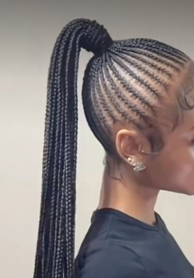 Ponytail Braids at Braidsby_hami in Seattle, WA