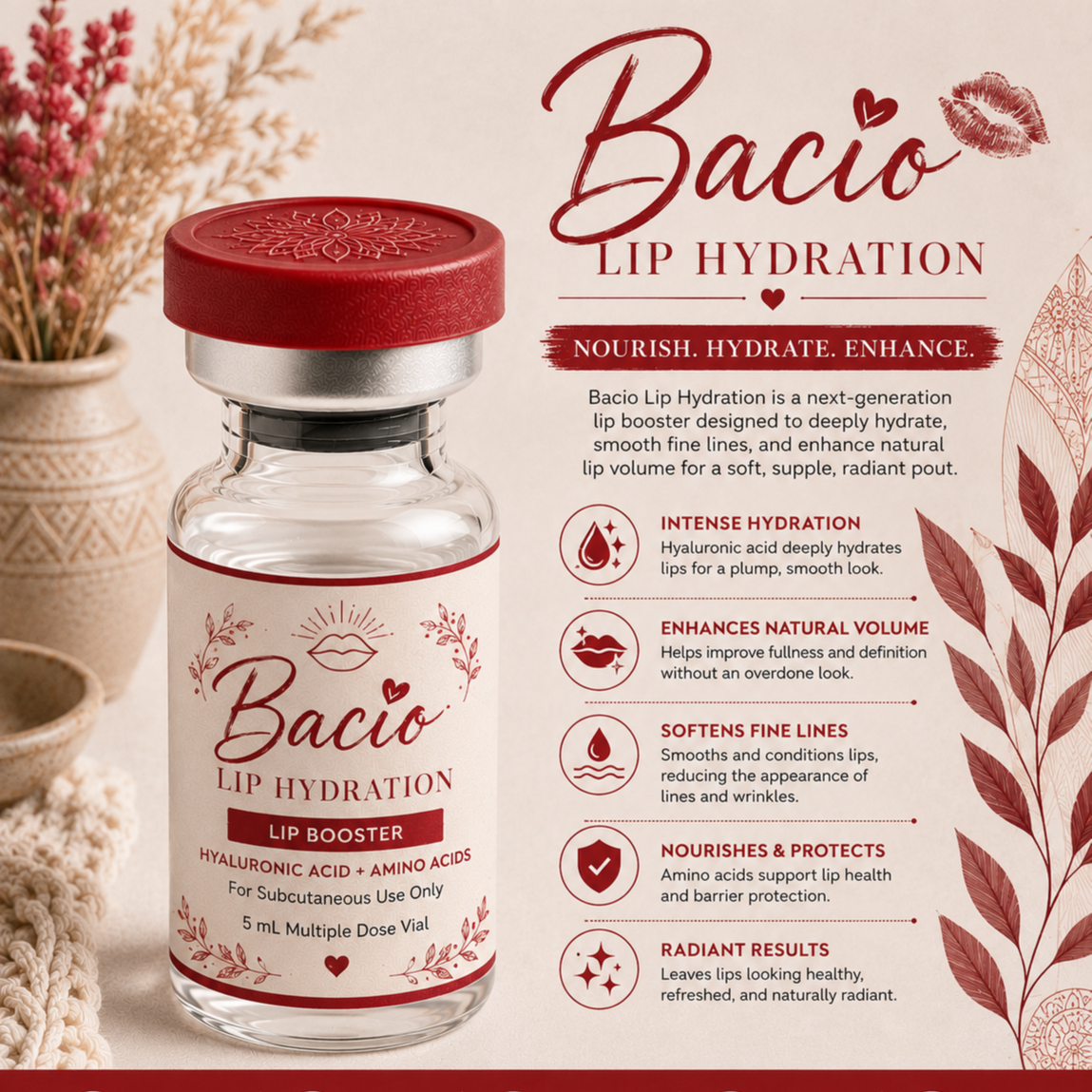 BACIO LIP HYDRATION TREATMENT at Well Life Integrated Medical LLC in Okeechobee, FL