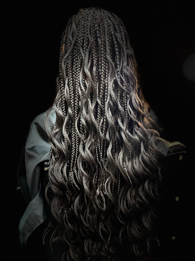 Ocean Knotless Braids: Sm/Med.