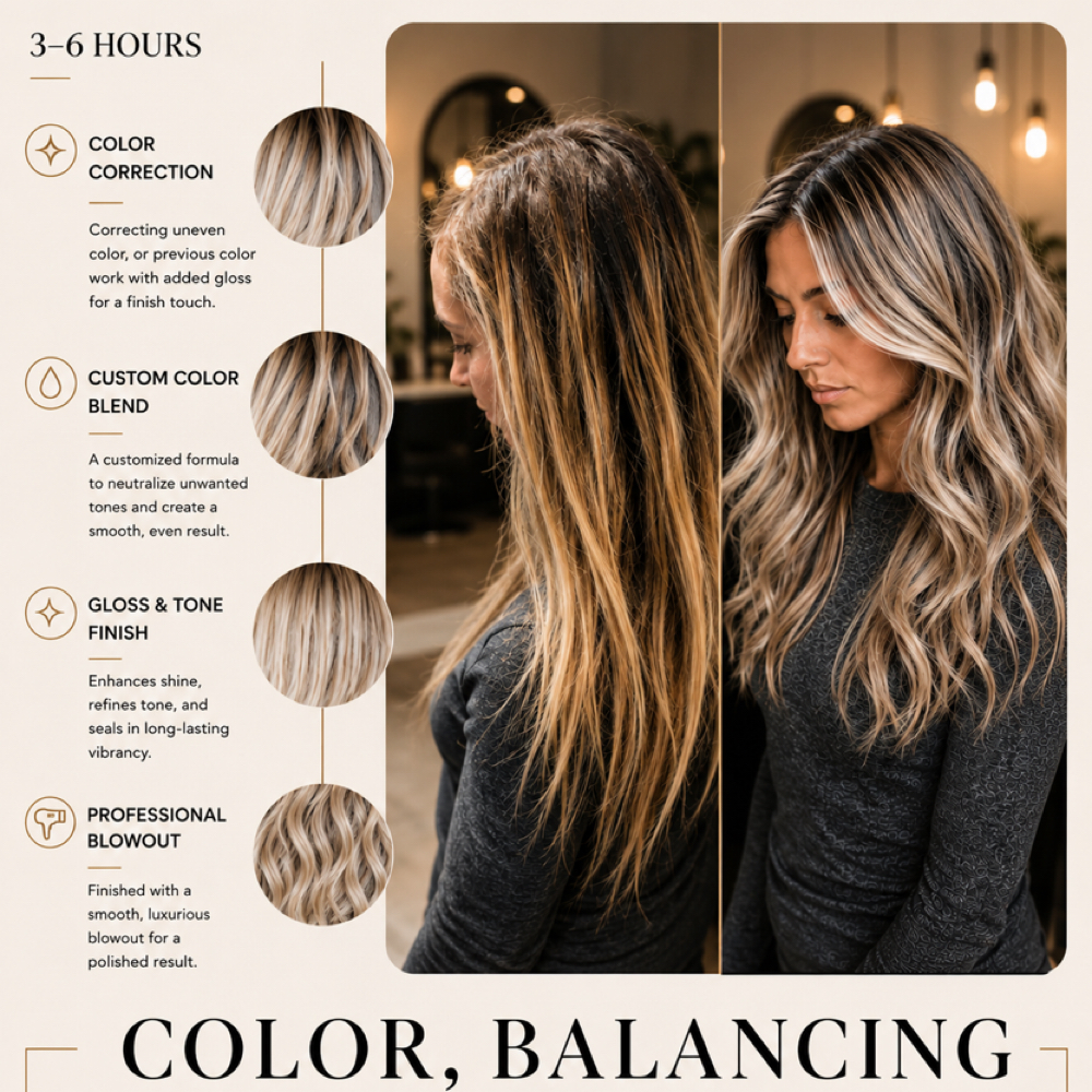 Color Correction Color Balancing at Jenn Rose -Hair Artistry- in Victorville, CA