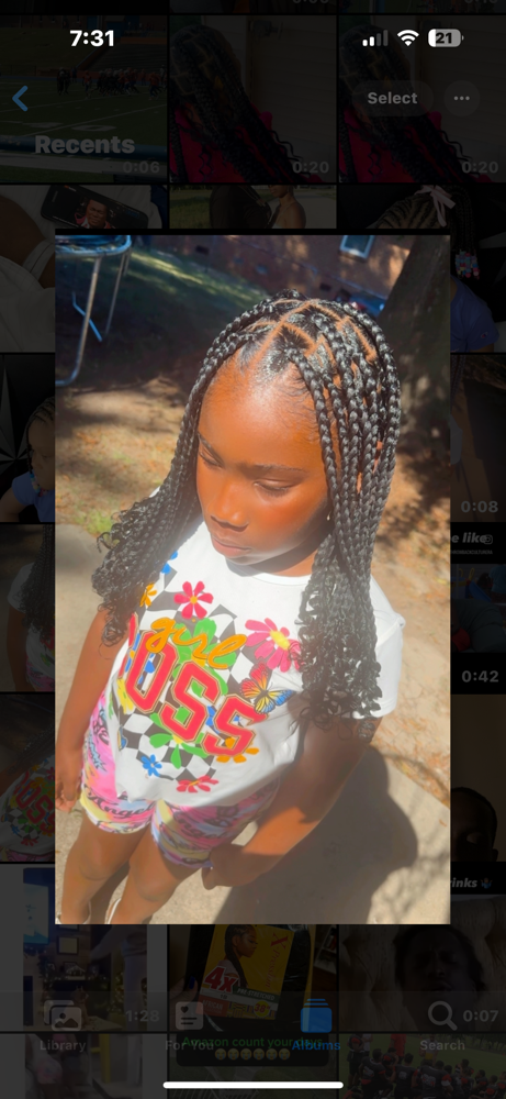JR. MAMA KNOTLESS W/RODED ENDS