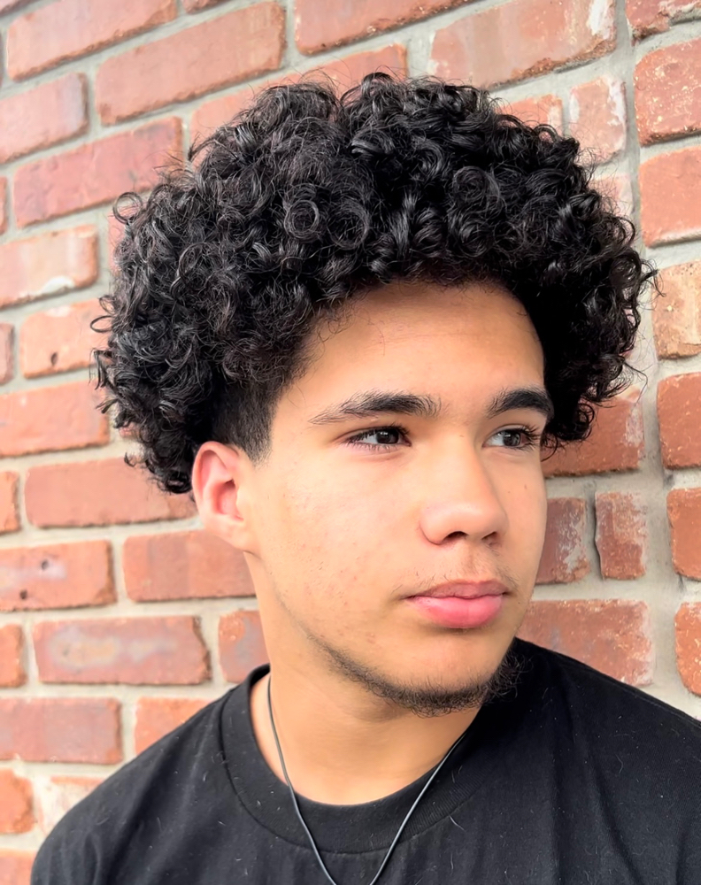 Mens Curly Cut