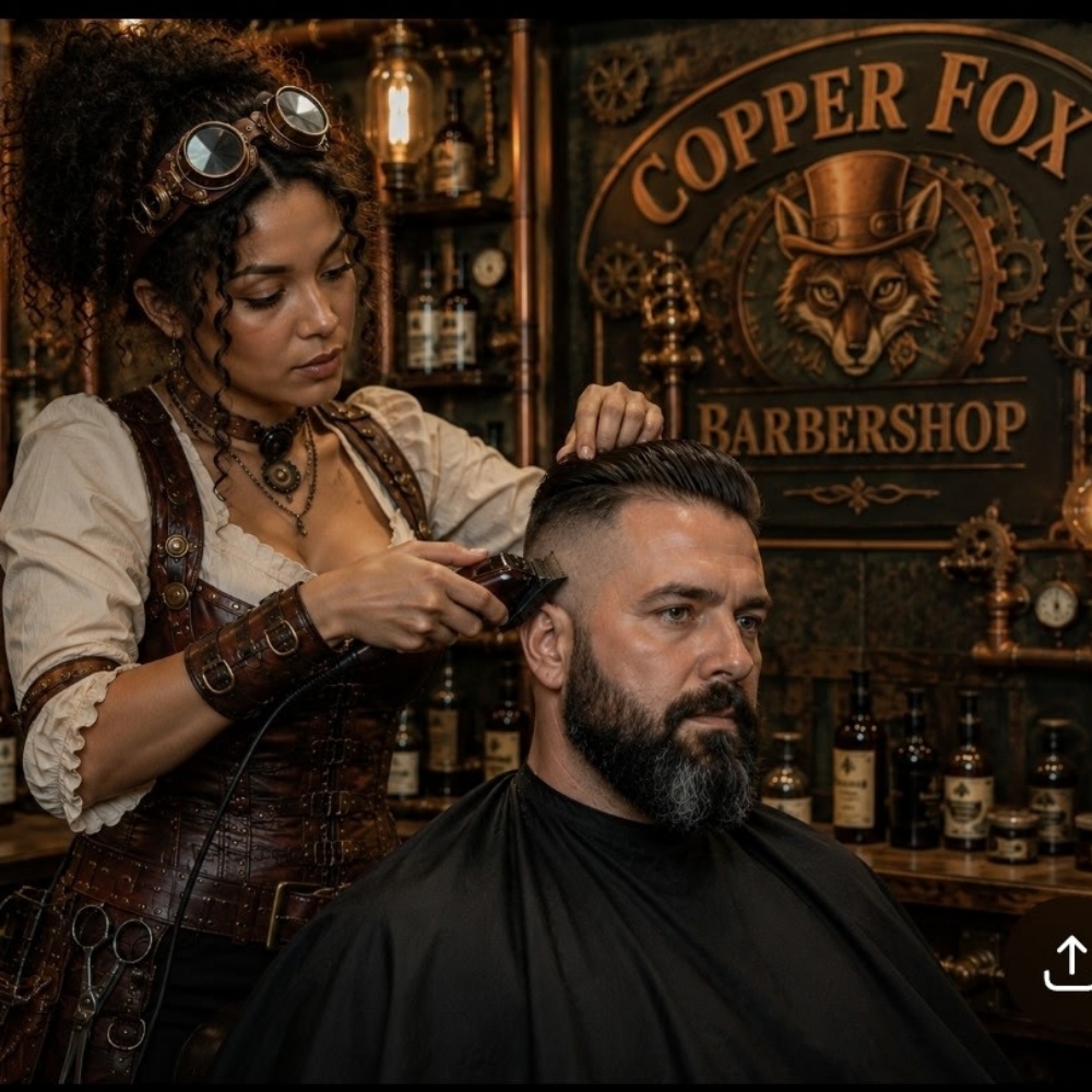 Saint And Sinner Package at The Copper Fox Barbershop in Weatherford, TX