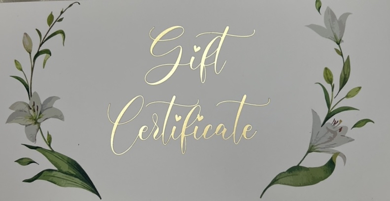 Gift Certificates