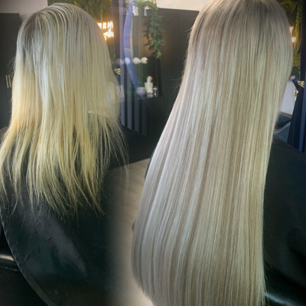 Root Touch Up- Blonde at DREAM HAIR EXTENSIONS✨🌙 in Boise, ID