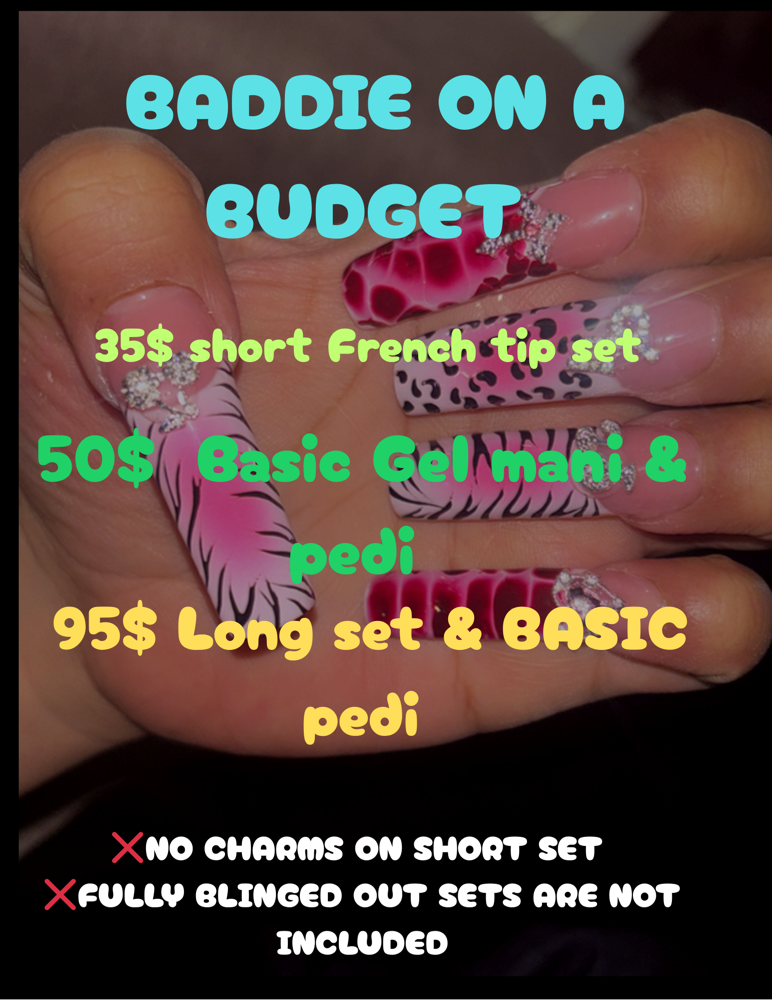 BADDIE ON A BUDGET at Yazzy Nails in Fayetteville, NC