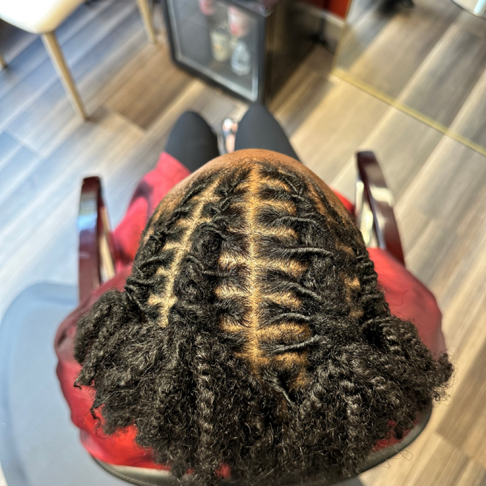 Loc Maintenance + Style at Follicle & Foundation Natural Hair Care in Marietta, GA