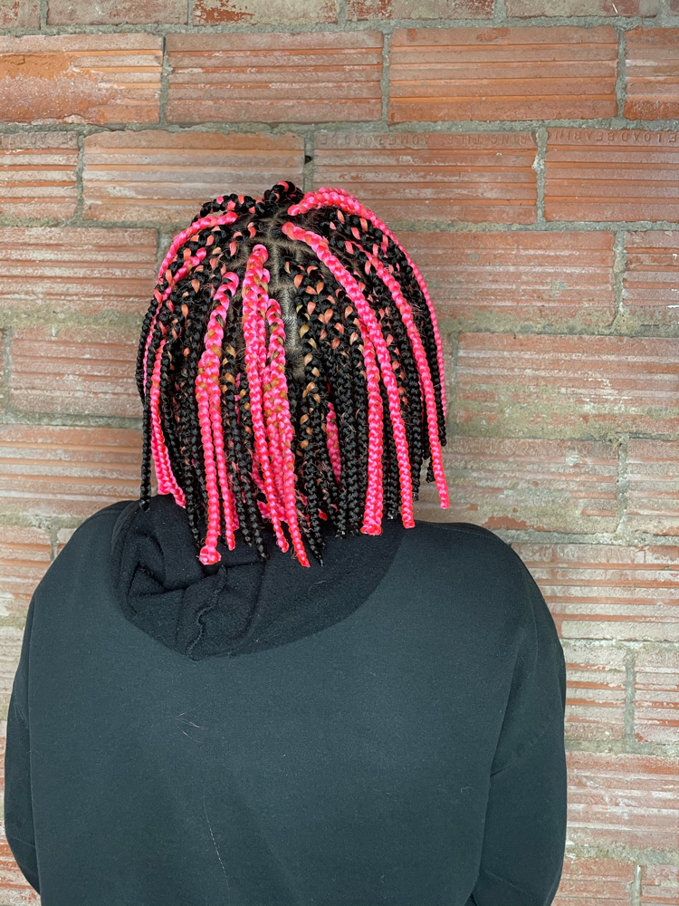 Short Medium Box Braids