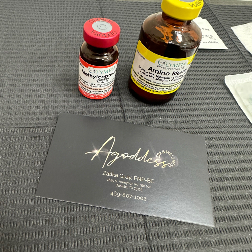 Vitamin & Peptide 💉 at Agoddess Spa & Wellness in DeSoto, TX