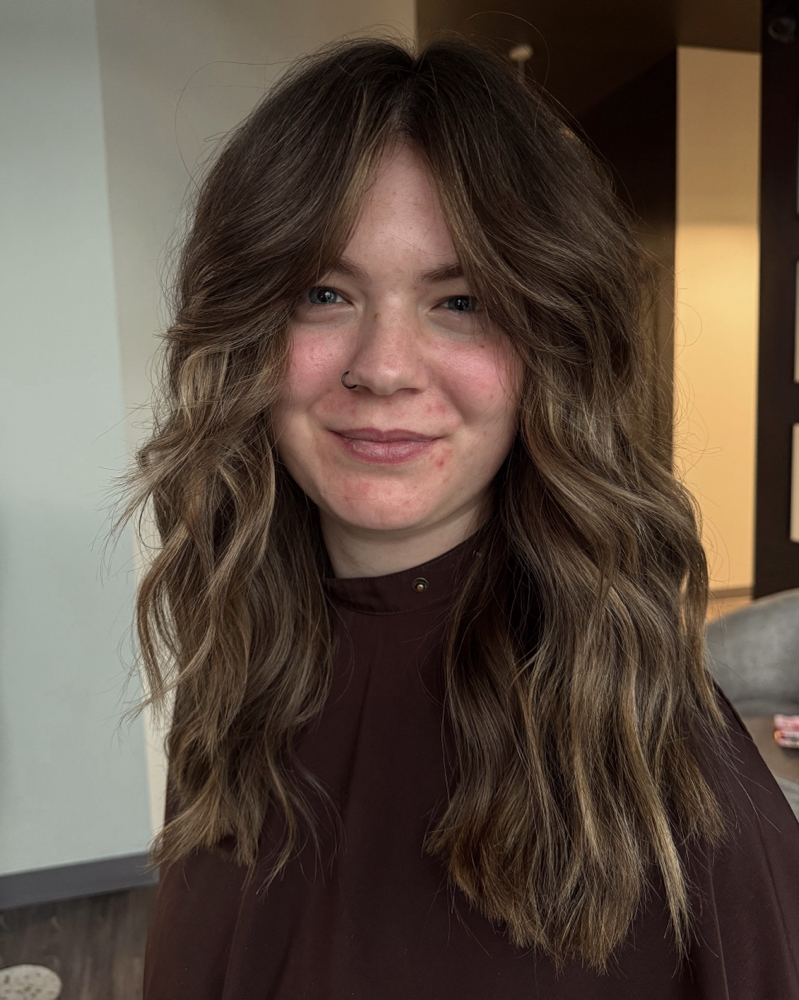 HAIRCUT + WASH & STYLE