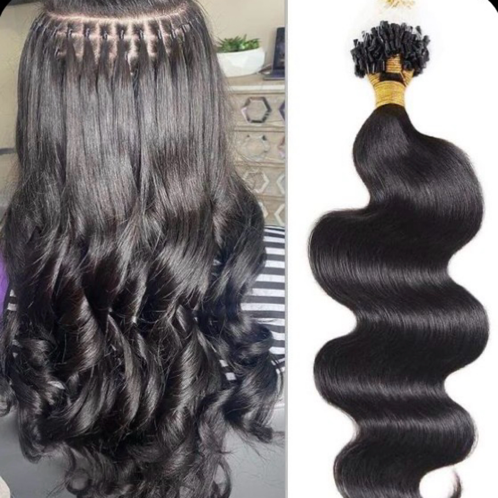 K-Tip Extensions Half Head at To Be Crowned By Nina Lynn in Emmaus, PA