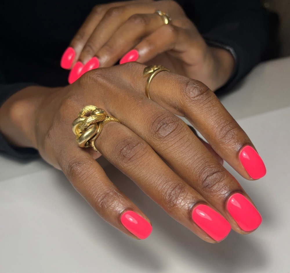 Manicure With Gel Polish Finish