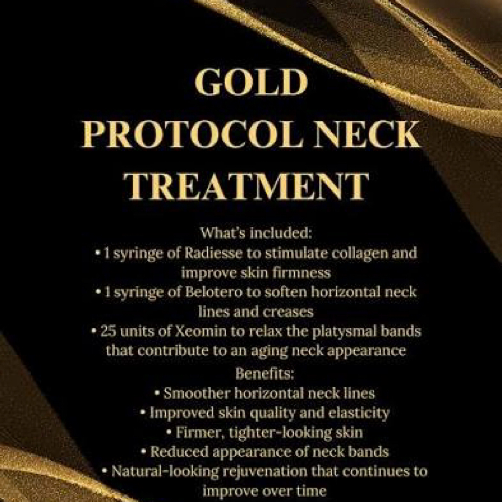 Radiesse Gold Neck Treatment at All Things New Med Spa in Pollok, TX