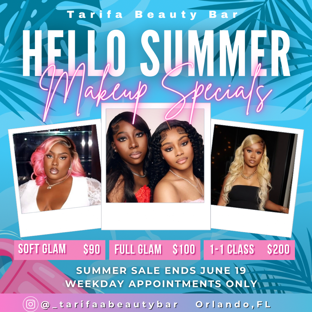 Summer Special ☀️ at Tarifa Beauty Bar in Orlando, FL