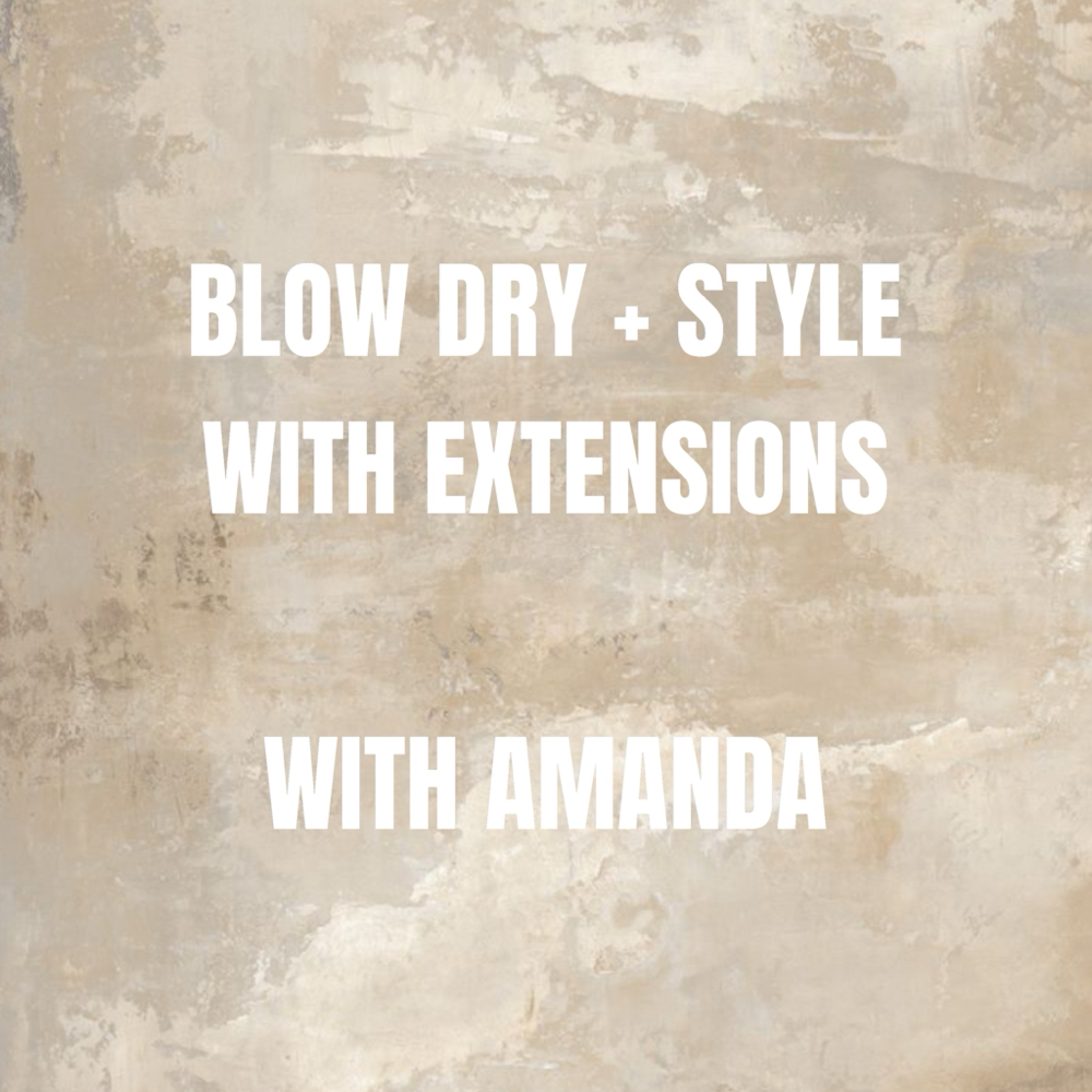 Blow Dry + Style (With Extensions)