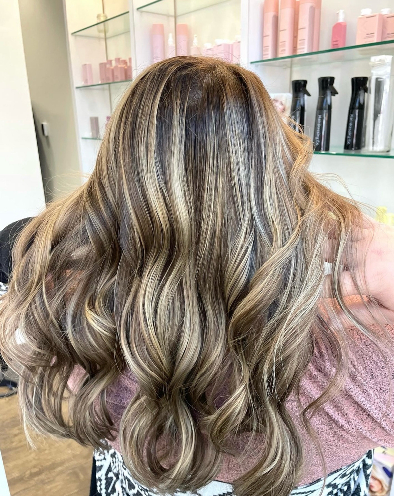 Balayage + Blowdry