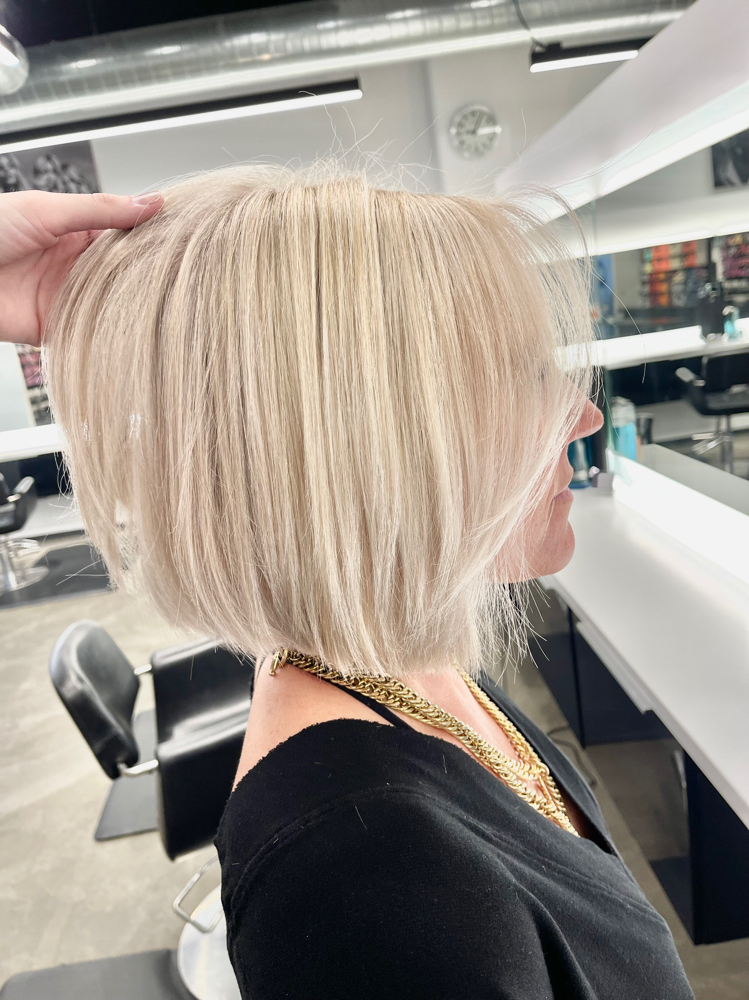 Bleach Tone With Haircut