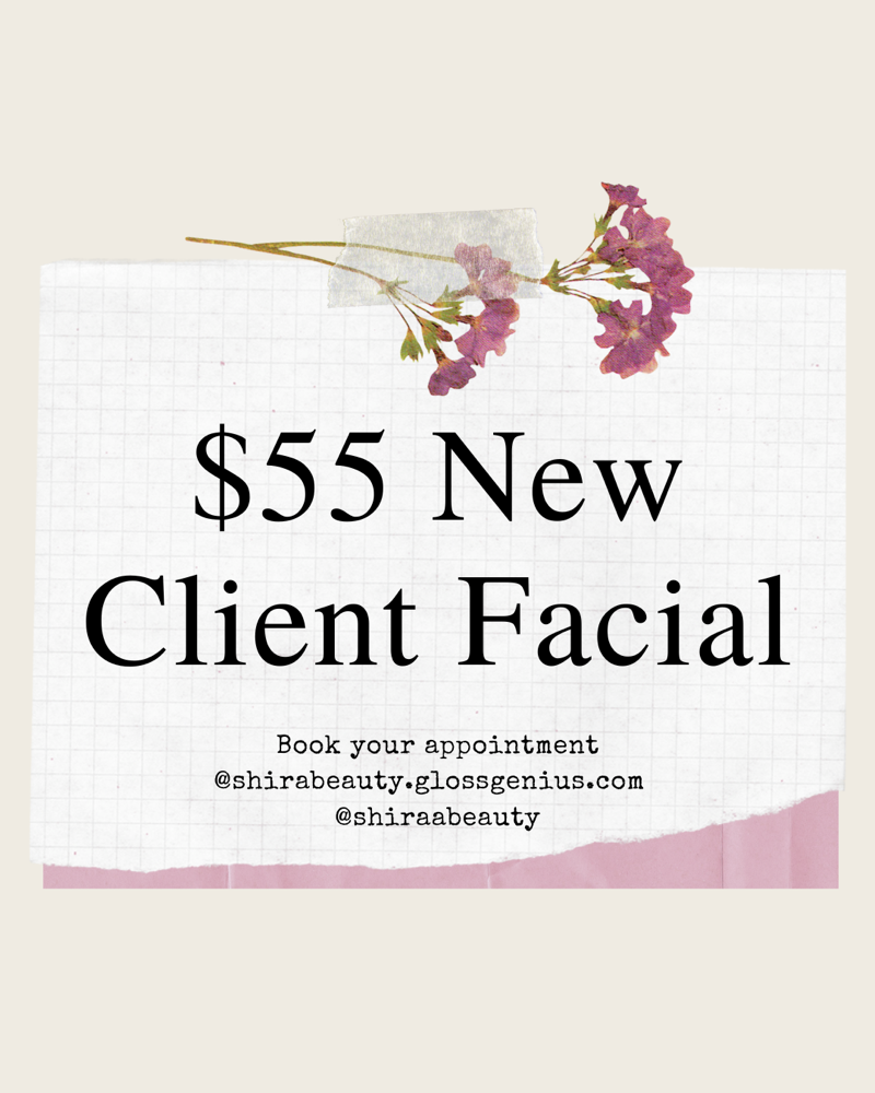 $55 New Client Facial