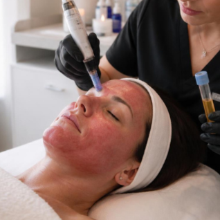 The "Vampire Facial" at JRJ Health & Beauty in Beverly Hills, CA