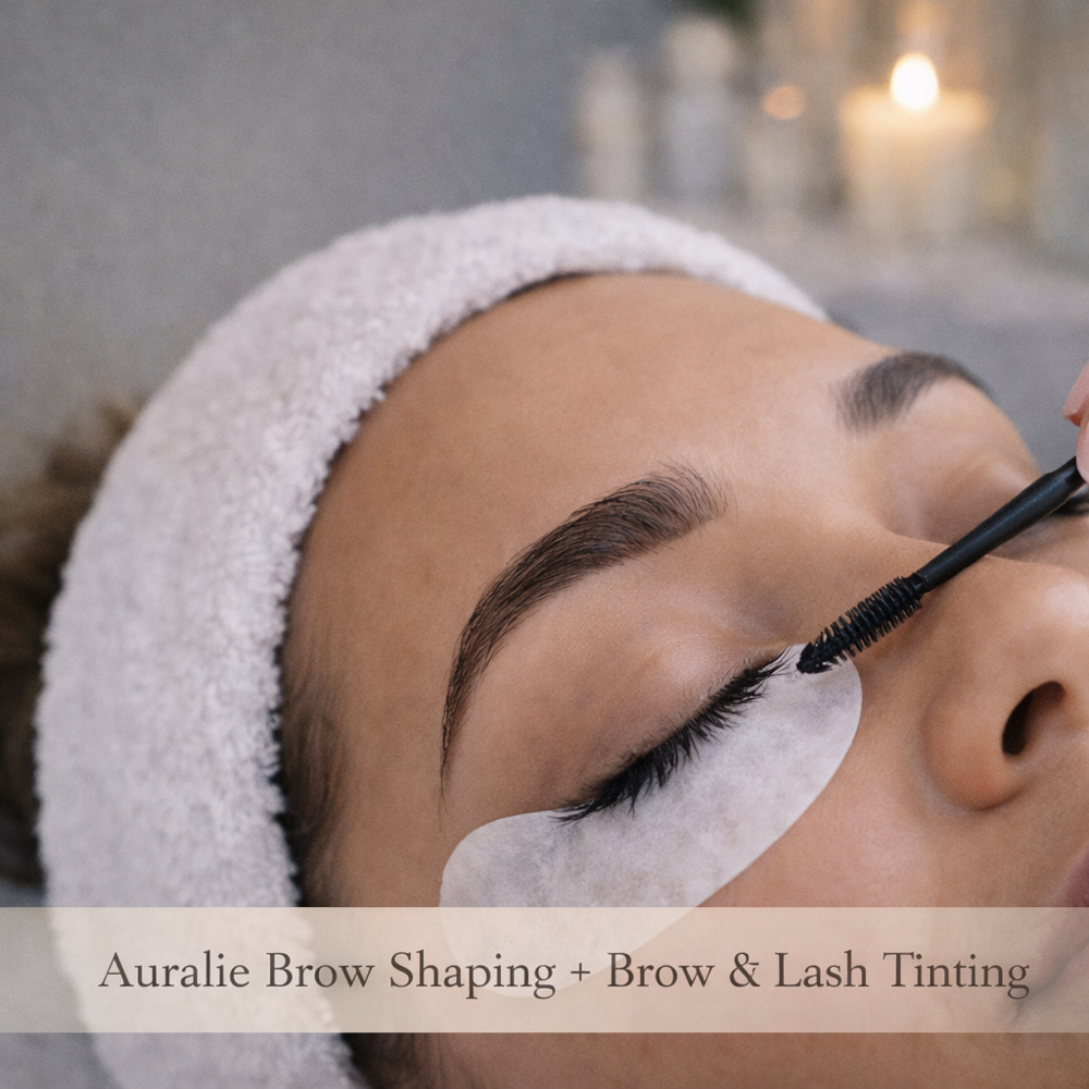 Brow Shaping + Brow & Lash Tinting at Auralie Aesthetics in Bradenton, FL