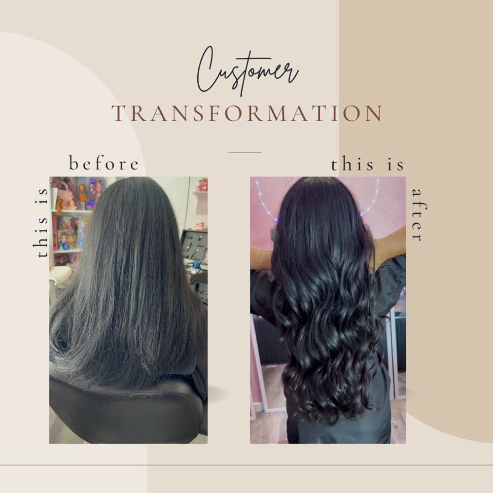 Initial Nanobead Install + Hair