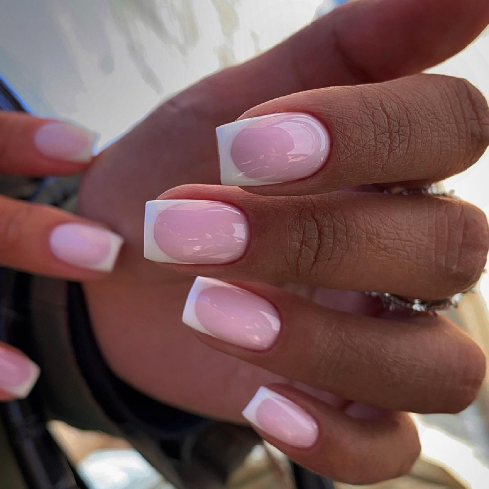 Pink & White at Noemi nail art & spa in Seneca, SC