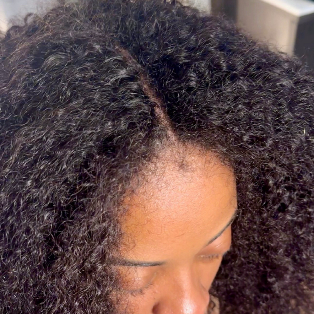Human hair Crochet(Full Perimeter) at Bombshell  Studios in New Jersey, NJ