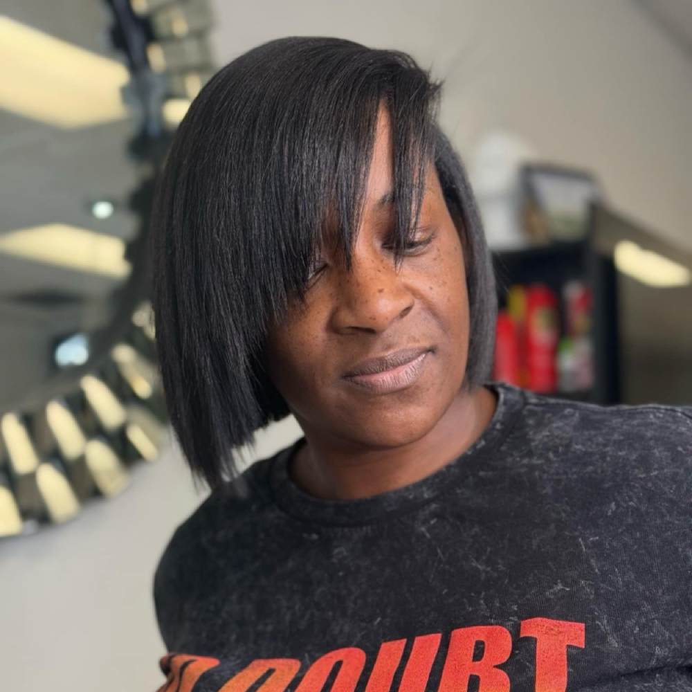 Hair Cut at “TheeWeaveSpecialist” in Hollywood, SC