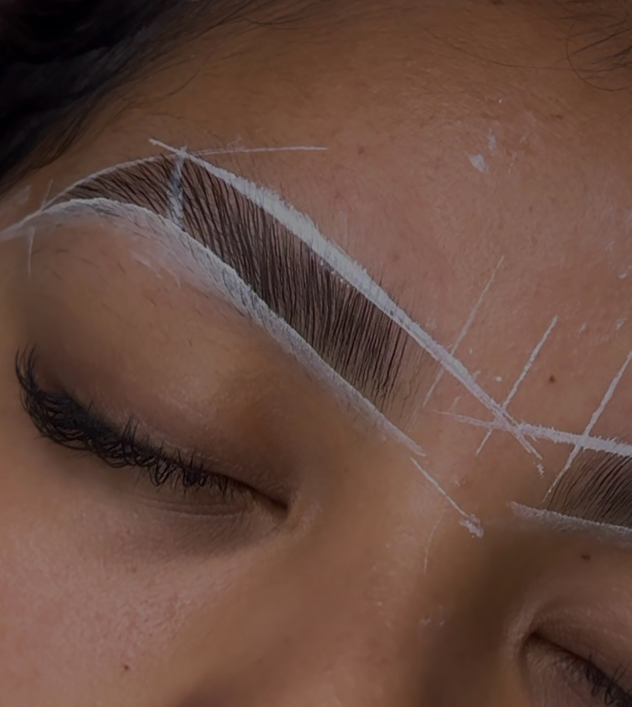 FIRST TIME Brow Shaping [wax/thread