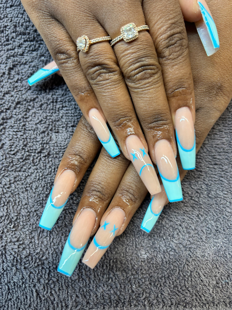 XL Acrylic Nails: Fill