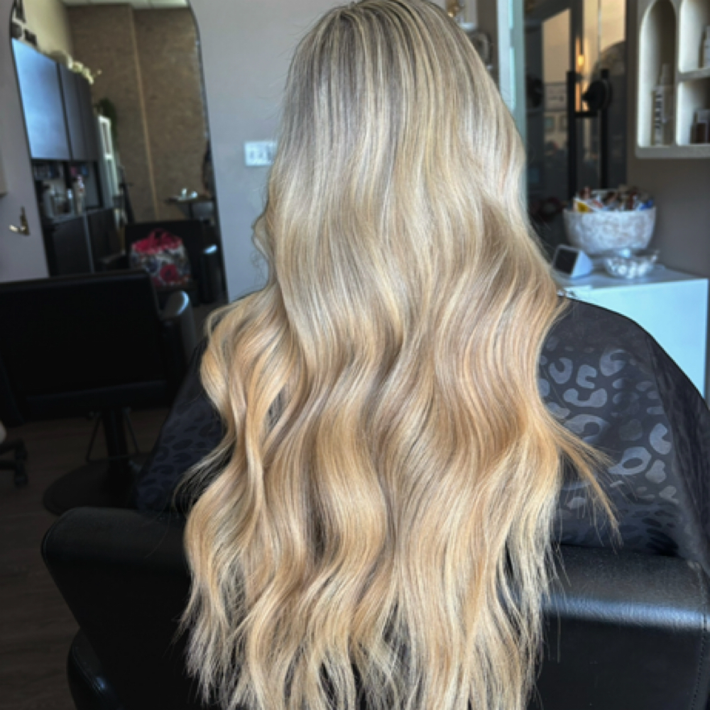 Extension Install at Megan Finch Hair in Holly springs, NC