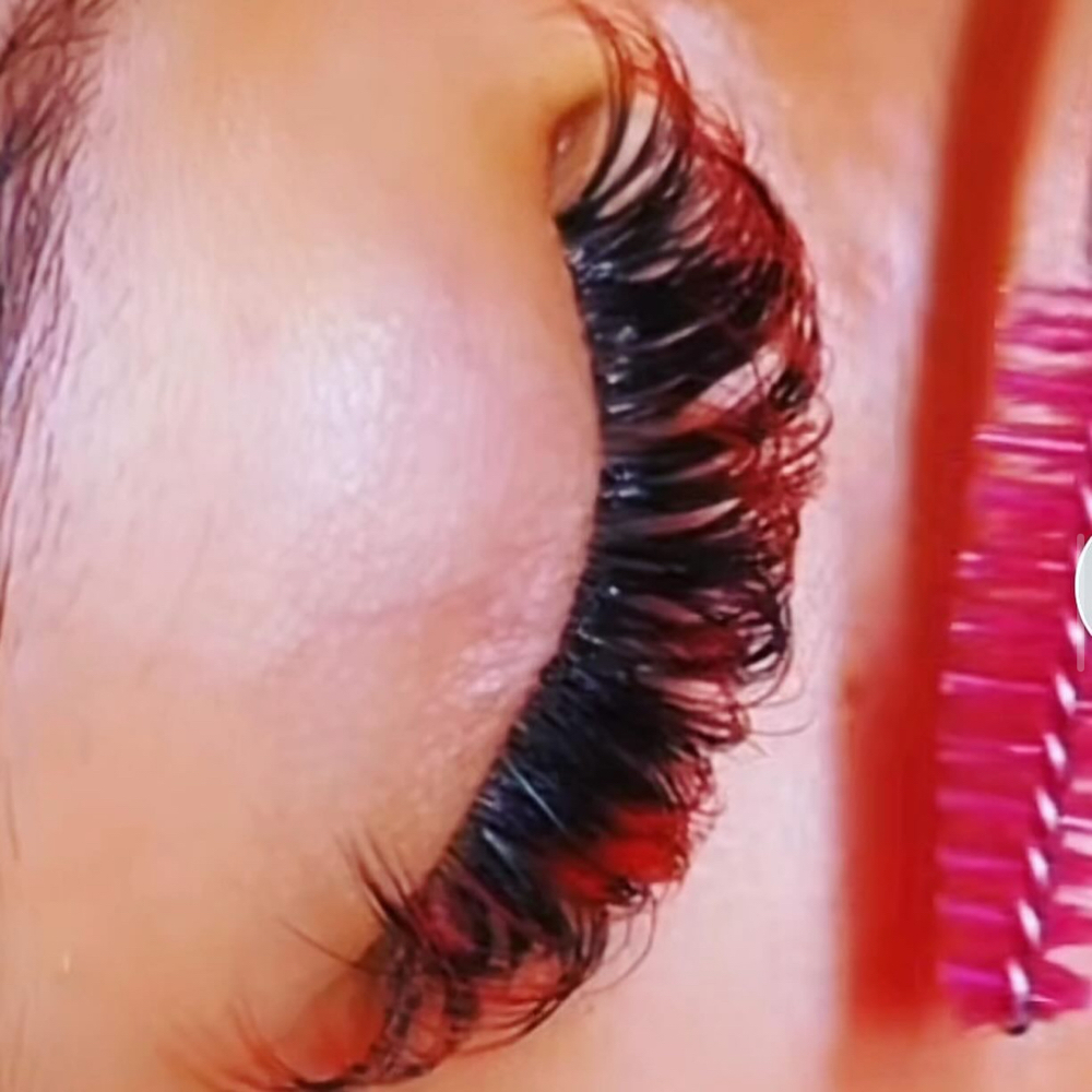 Ombre volume lashes