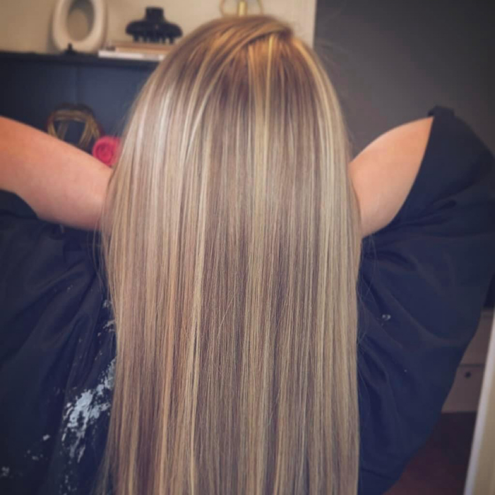 Signature Gray Coverage + Highlight at ModBeauty in Co Springs, CO