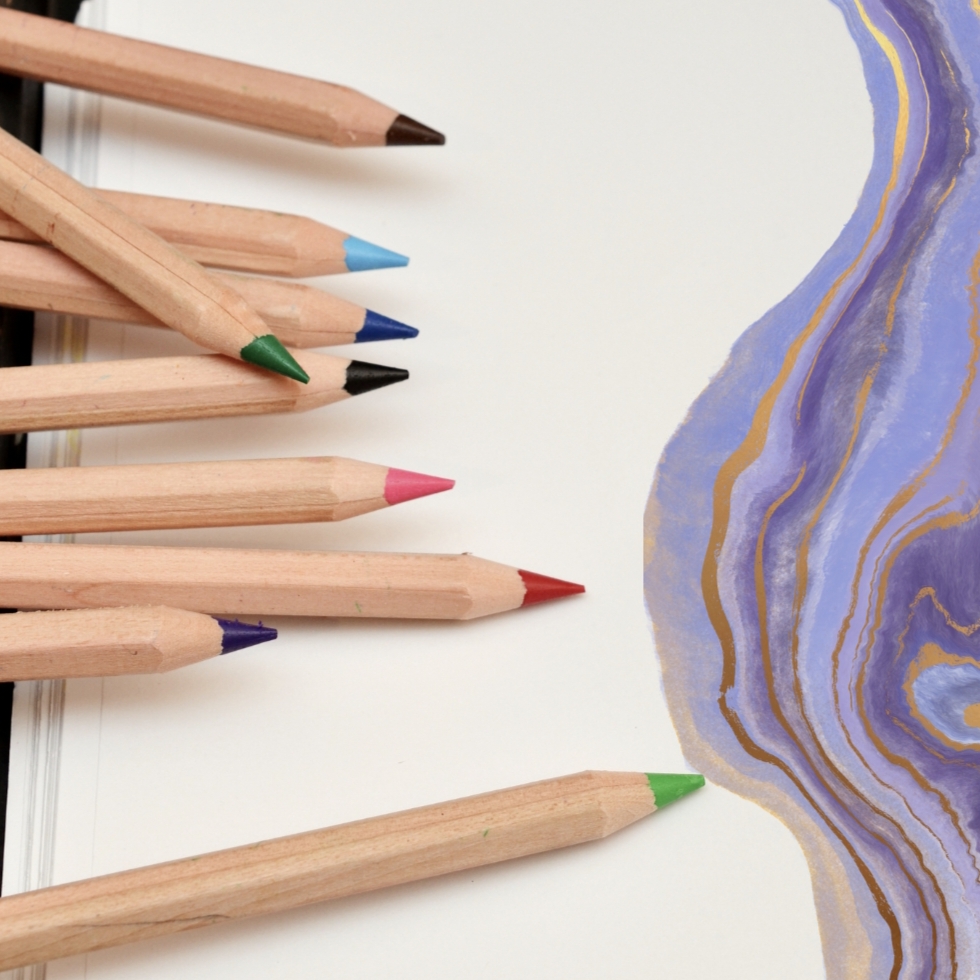Colored Pencil 1-on-1 Lesson at Test Web Design in New York, NY