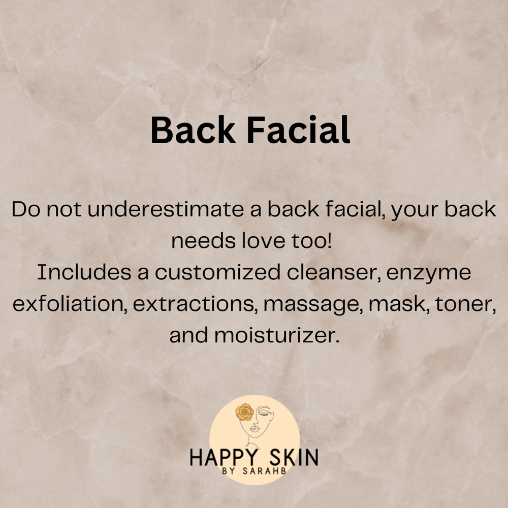 Back Facial 45 Min