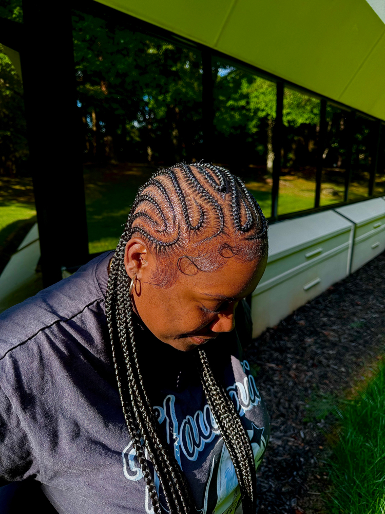 Stitch Feed in braids "12-14 BRAIDS