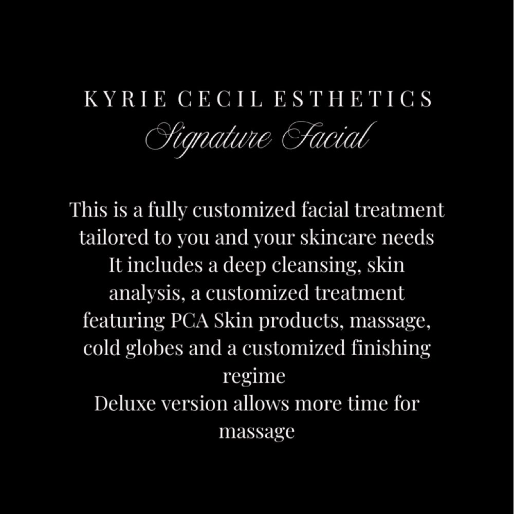 KCE Signature Facial at Kyrie Cecil Esthetics in Tucson, AZ