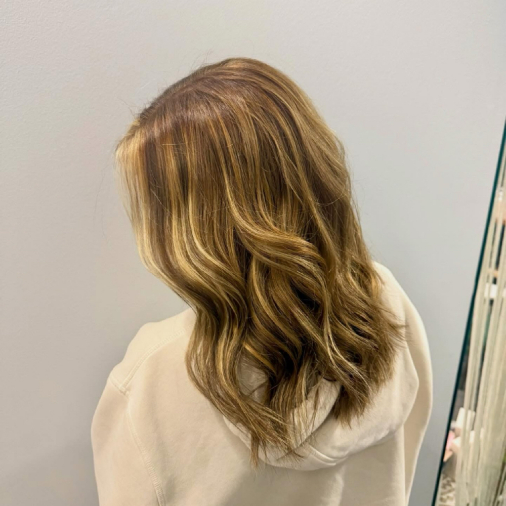 Balayage highlights with haircut at Knot Just Hair by Carly in Centerville, OH