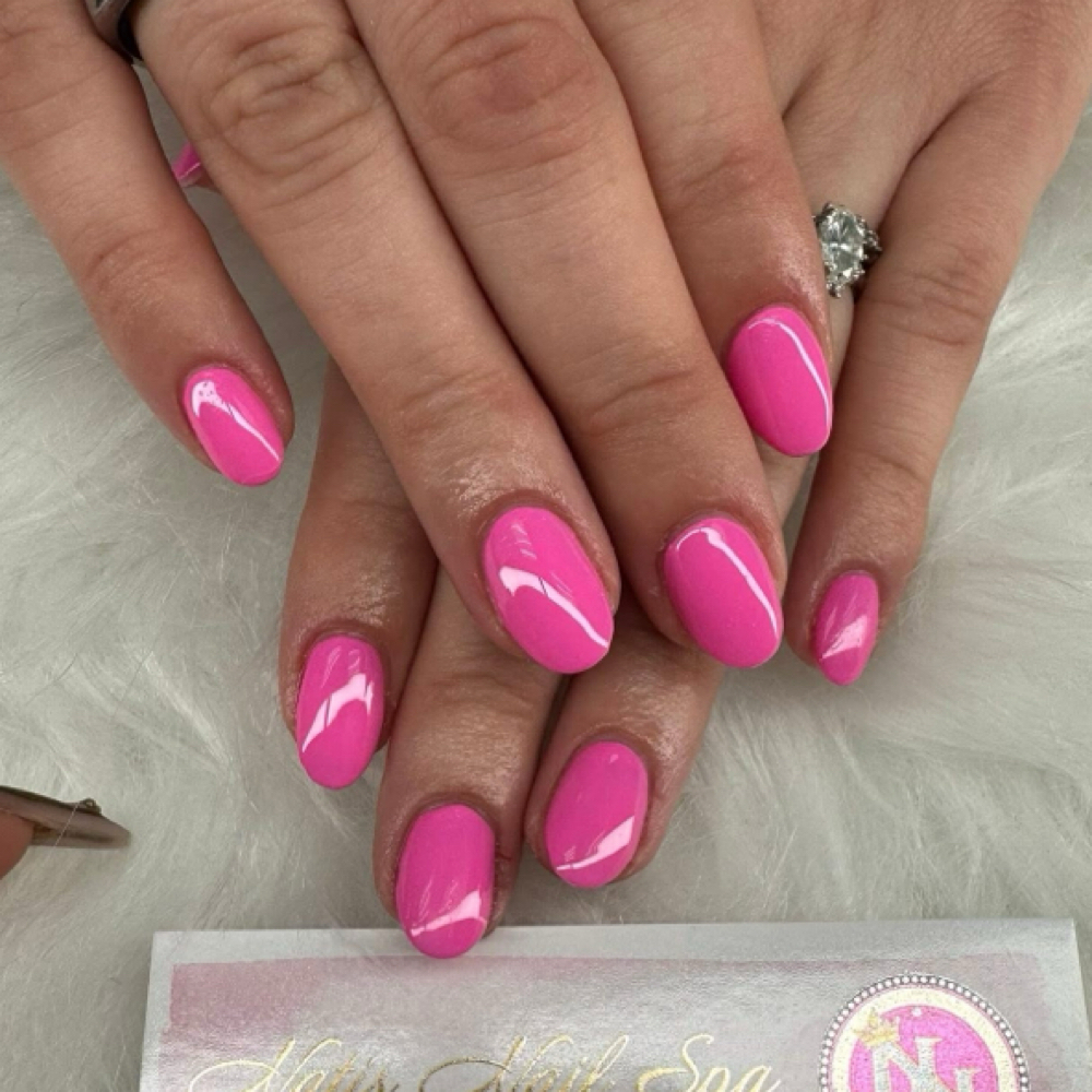 Acrylic Full Set - GEL (one color) at Natis Nail Spa in San Marcos, TX