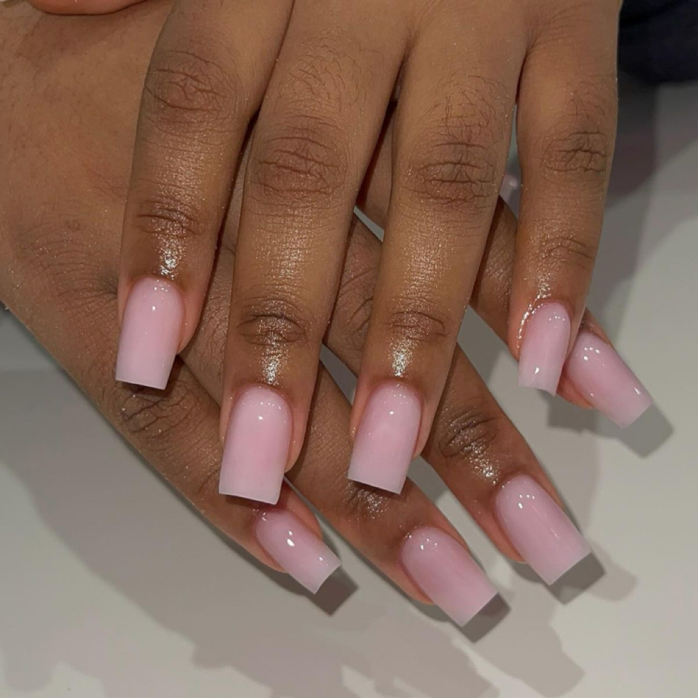 Acrylic Full Set - GEL (one color) at Natis Nail Spa in San Marcos, TX
