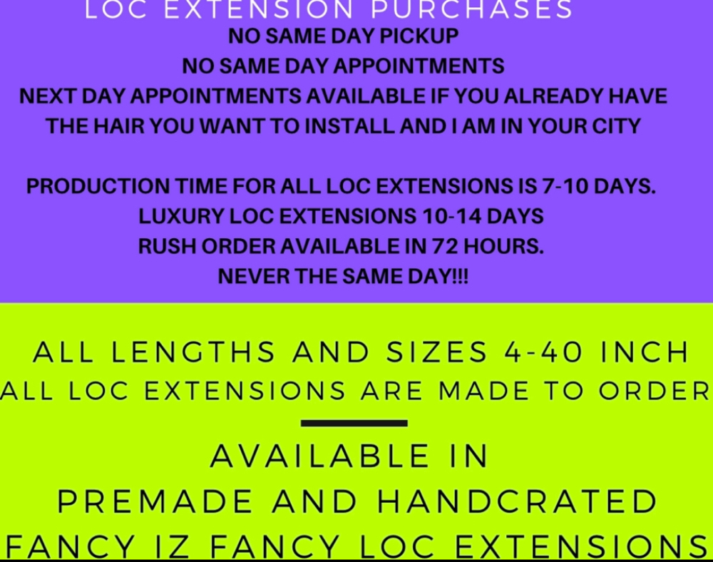 Same Day Rush Service Handcrafted
