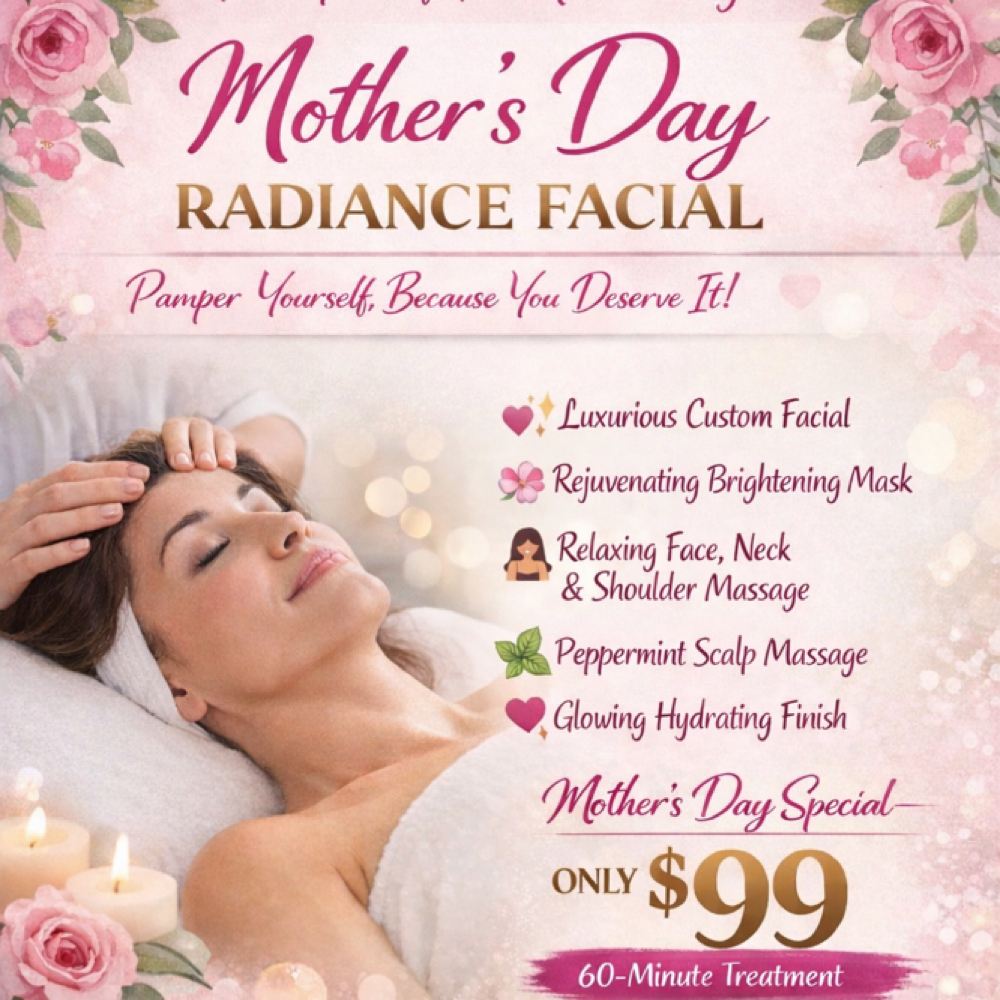 Mother’s Day Facial 4/23-5/23 Only at Livermore Skin Studio in Livermore, CA