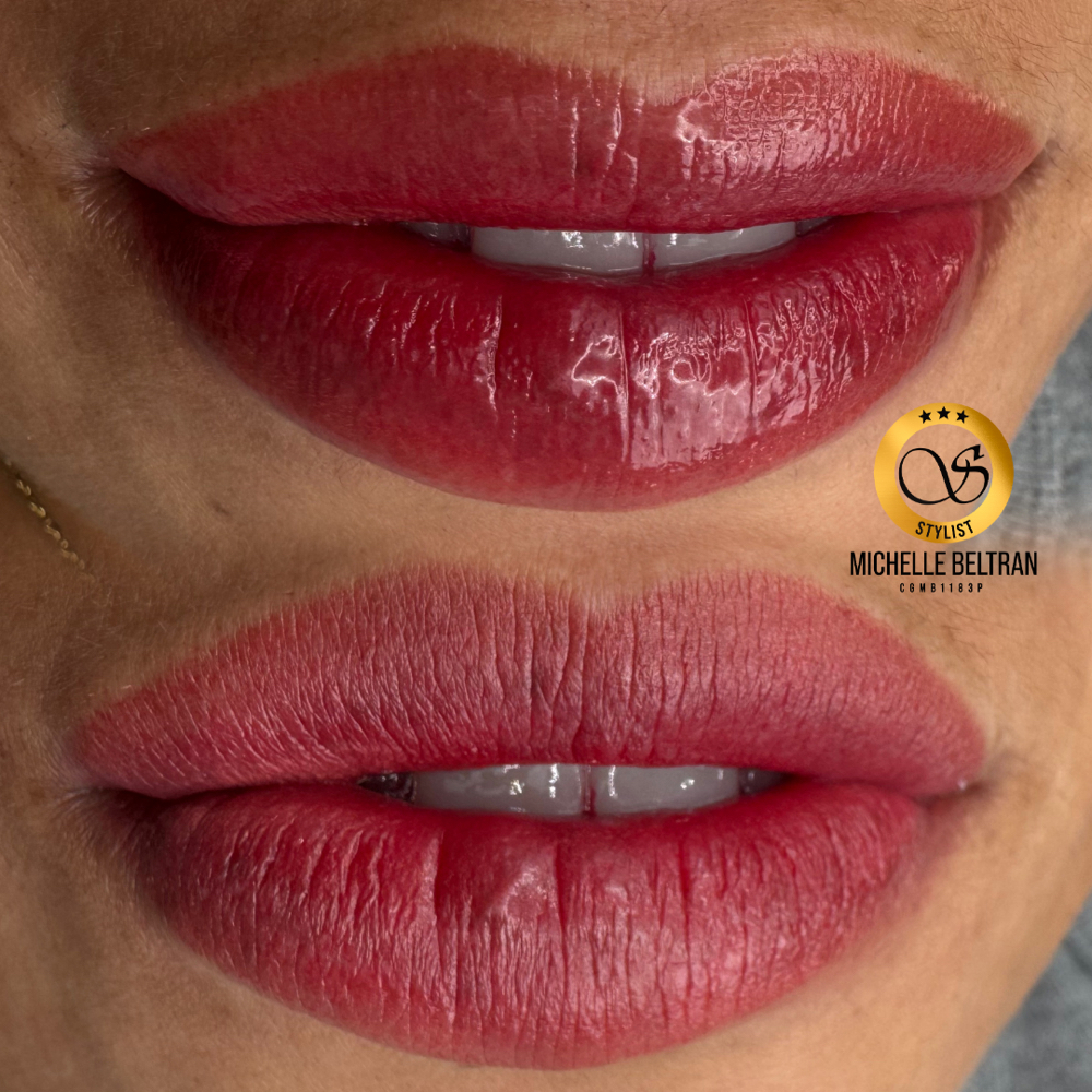 Acuarela Lips at Miichii Bel Brows in van nuys, CA