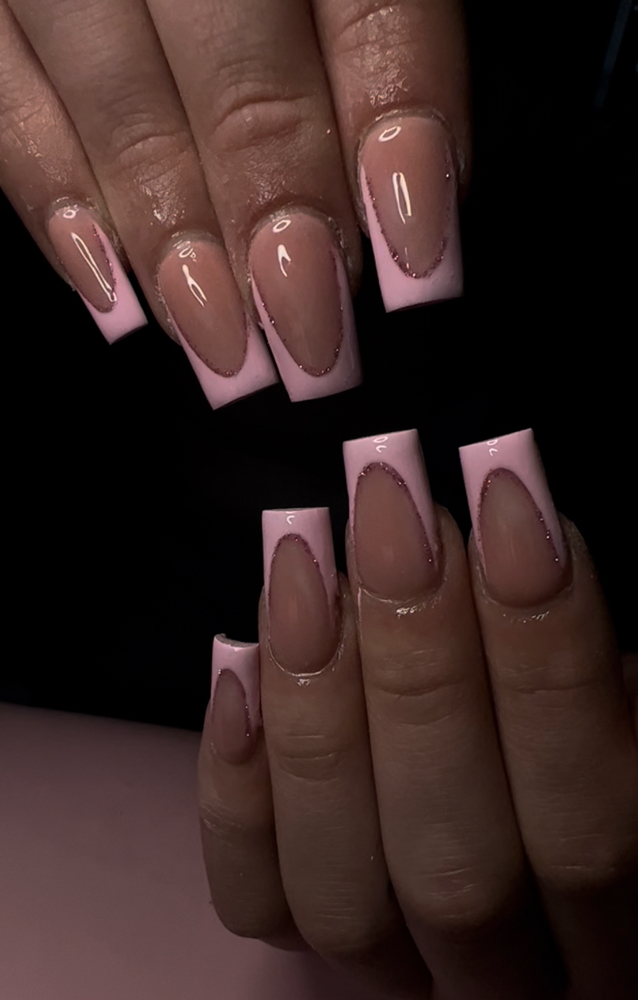 French Tip or Ombre Acrylic Set