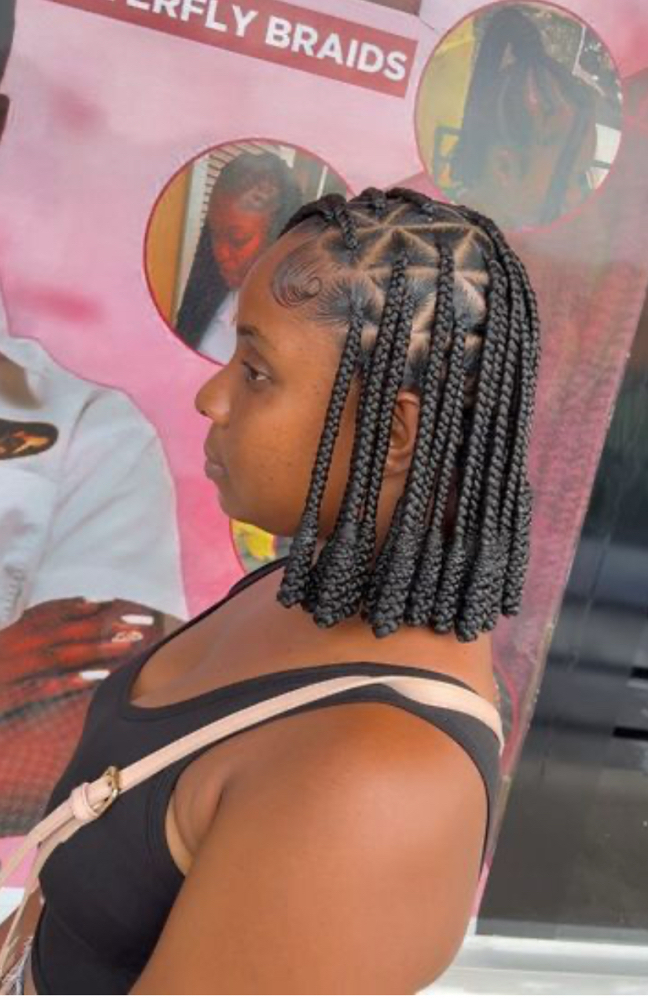 Bantu Knots (knotless Braids)
